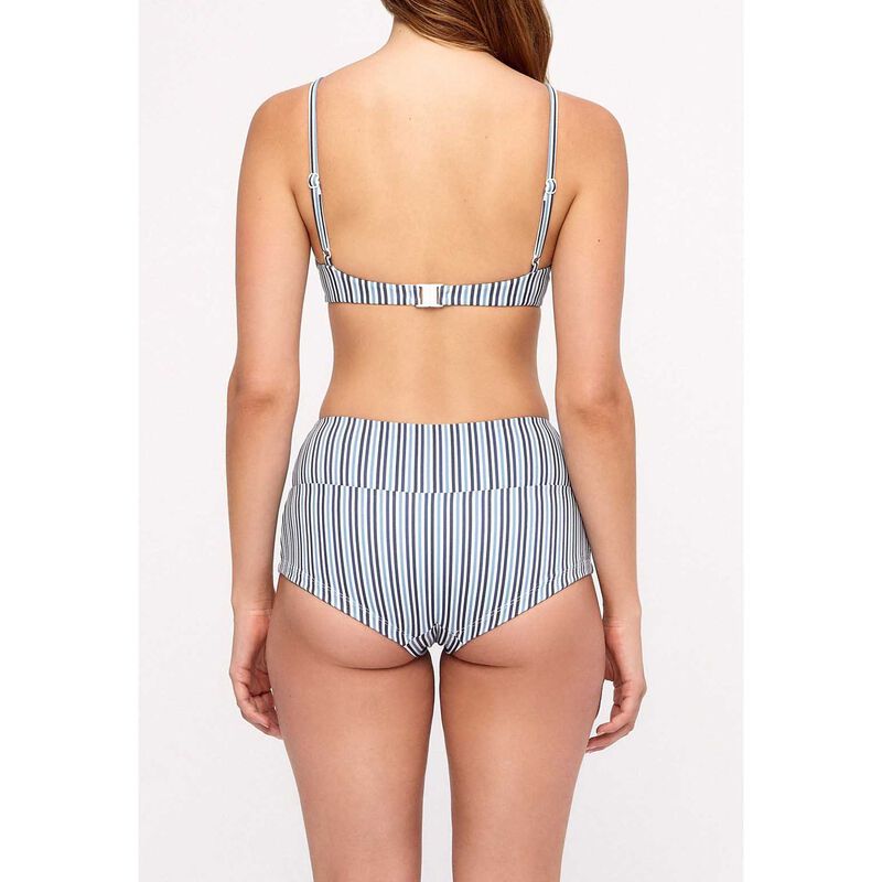Zulu & Zephyr Blue Pin Stripe Cheeky Boy Short image number 0
